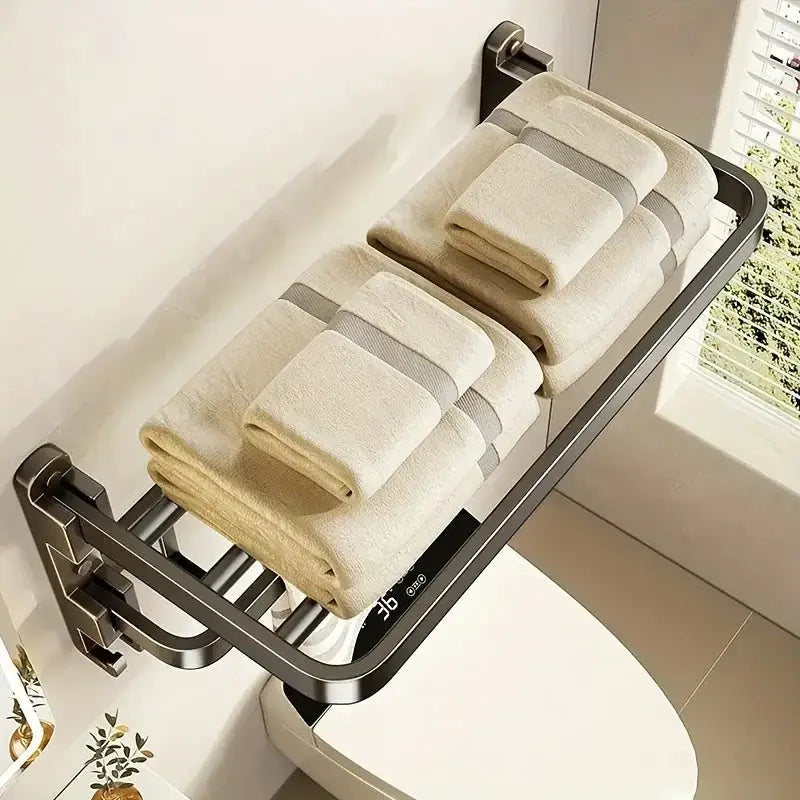 Habicare SS 2-Layer Foldable RV Wall-Mount Towel Rack (different sizes available) 2 Layer Foldable RV Wall Mount Towel Rack