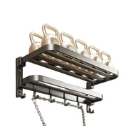 Habicare SS 2-Layer Foldable RV Wall-Mount Towel Rack (different sizes available) 2 Layer Foldable RV Wall Mount Towel Rack
