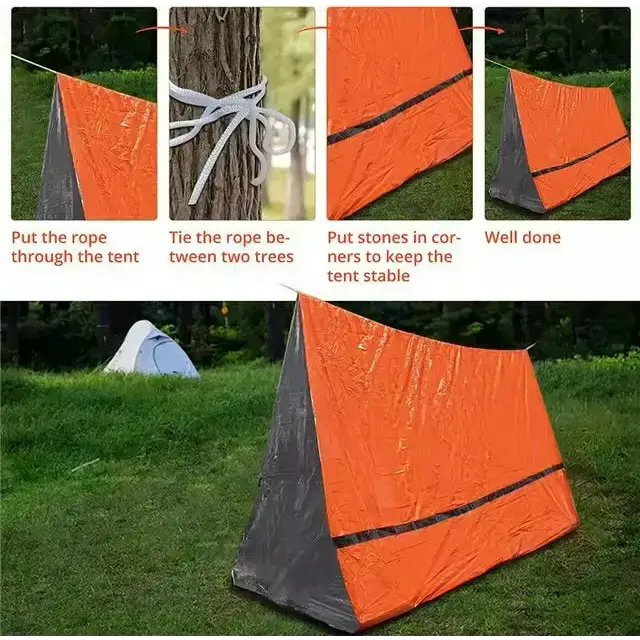 Habicare SS 2 Person Emergency Shelter Habicare 2 Person Mylar Emergency Survival Tent