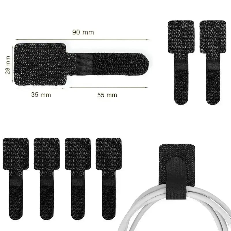 Habicare Reusable Nylon Cable Organizer Ties – 5/10/20PCS Reusable Nylon Cable Organizer Ties – 5/10/20PCS