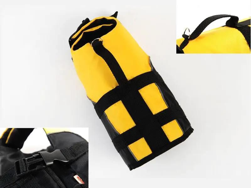 Dog Life Jackets, Reflective & Adjustable Preserver Vest with Enhanced Buoyancy – view 2