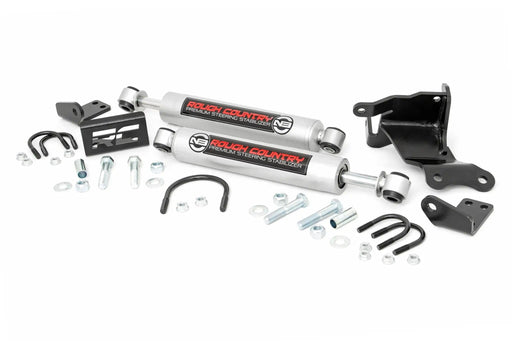 N3 Dual Steering Stabilizer for Jeep JL Wrangler JT Gladiator 2.5 to 8 Inch Lift – view 1