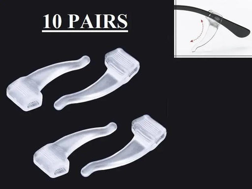 10 Pairs Eyeglasses Silicon Antislip Holder Glasses Cover Ear Hook Retainer - L – view 1