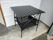 Portable Folding Table Tea Picnic Camping Barbecue Square Table 70*70*70 – view 9