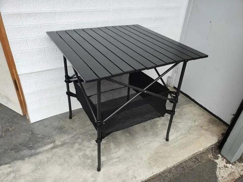 Portable Folding Table Tea Picnic Camping Barbecue Square Table 70*70*70 – view 9