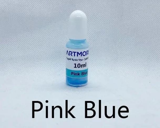 Liquid Epoxy Resin Dye - Solid Colour- 10ml each - Pink Blue – view 1