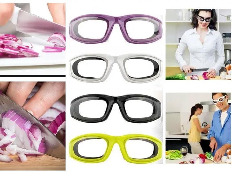 GREEN Protective Glasses Goggles Onion Cutting BBQ Kitchen Tool Gadget – view 1