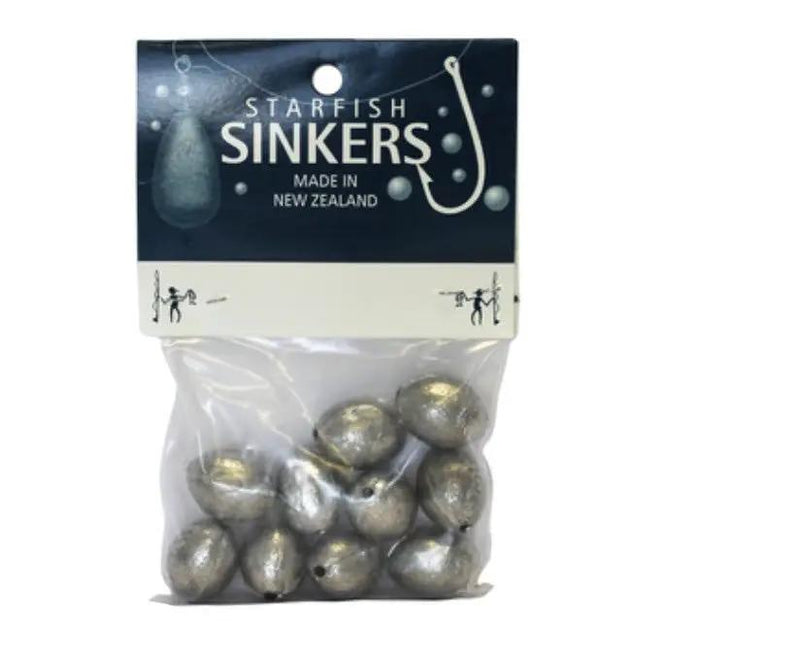 Fishing and Leisure General Egg Sinkers size 8 Medium Bags (10 per bag) Fishing And Leisure Egg Sinkers Size 8 10 Pack
