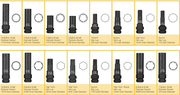 salelink.co.nz Unbranded 16PCS Locking Wheel Nut Screw Socket Set 16 Piece Locking Wheel Nut Screw Socket Set