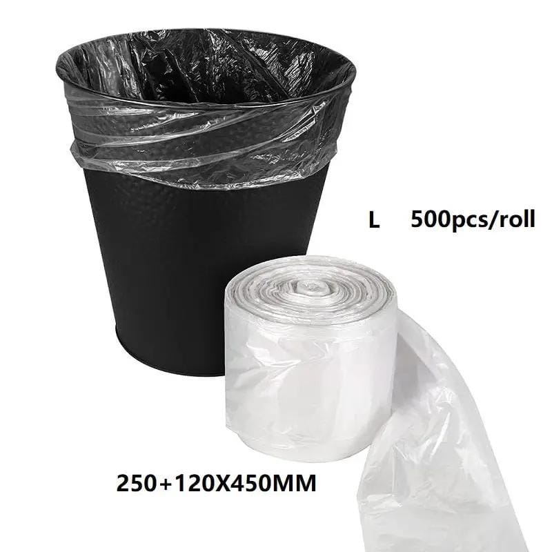 L (250+120X450MM) Plastic Trash Bags in Roll - 500pcs/roll – view 2