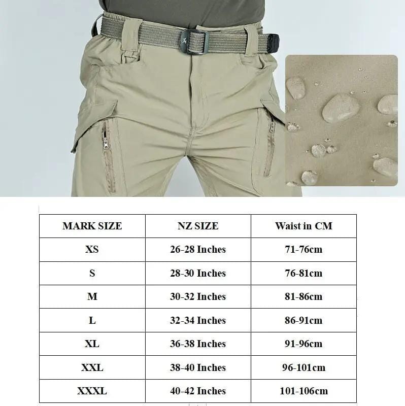 Men's Tactical Short Water Resistant Flex Ripstop Cargo Pants Lightweight Hiking – view 2