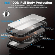 Redpepper Waterproof MagSafe Case for iPhone 16 Pro Max | Shockproof – view 2