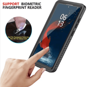 techplus Redpepper Waterproof Case for Samsung S22 Redpepper Galaxy S22 Waterproof Rugged Case Clear Back