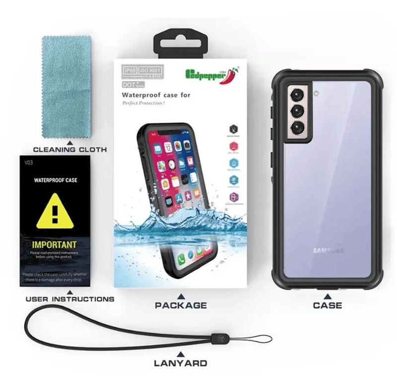 Waterproof & Shockproof Case for Samsung Galaxy S25 Plus – Clear Protective Cover – view 6