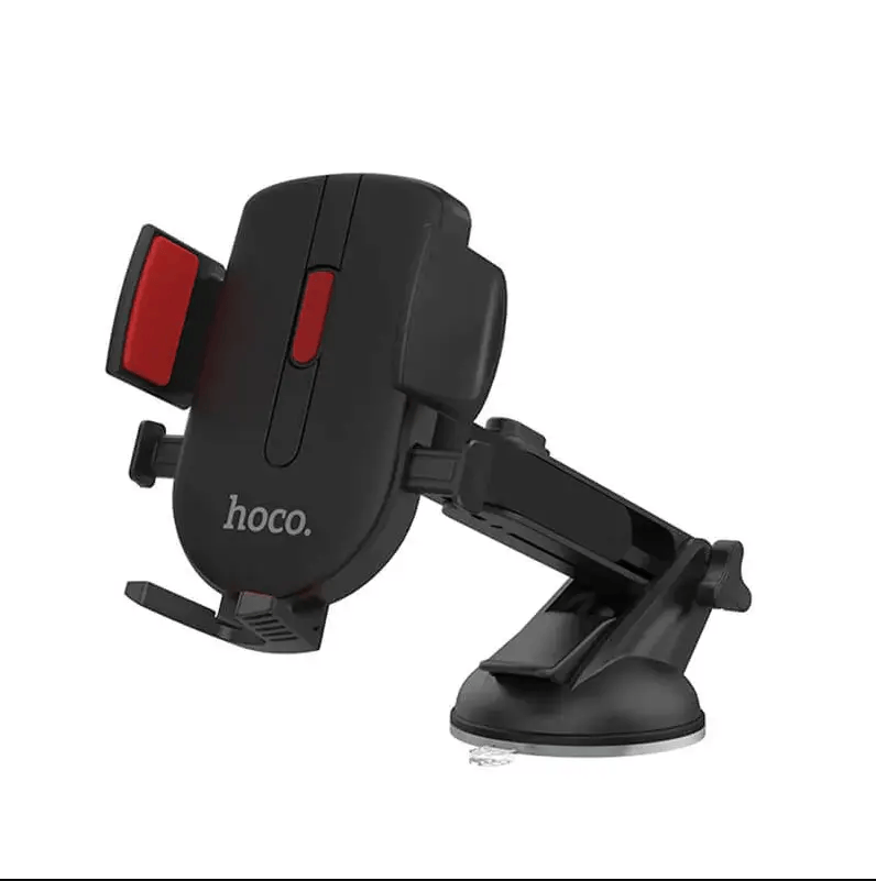 Hoco CAD01 Car Phone Holder – Easy-Lock Dashboard & Windshield Mount – view 1
