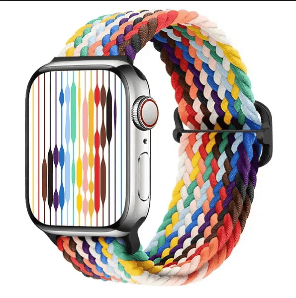 Apple Watch Braided Nylon Band – Adjustable Buckle, Lightweight & Stretchy – view 1