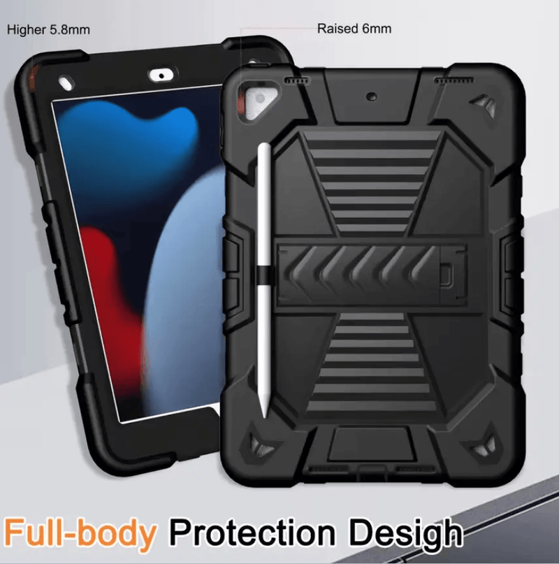 Rugged iPad 10.2 Case (7th/8th/9th Gen) – Shockproof Cover, Stand & Pencil Holder – view 4