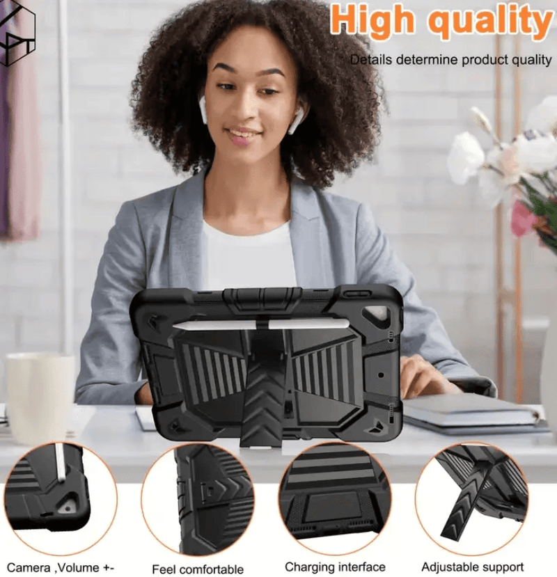 Rugged iPad 10.2 Case (7th/8th/9th Gen) – Shockproof Cover, Stand & Pencil Holder – view 5