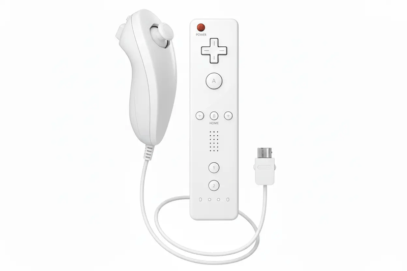 2 in 1 Wii Motion Plus Controller & Nunchuk Set – Wireless Gamepad – view 4