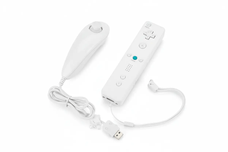 2 in 1 Wii Motion Plus Controller & Nunchuk Set – Wireless Gamepad – view 5