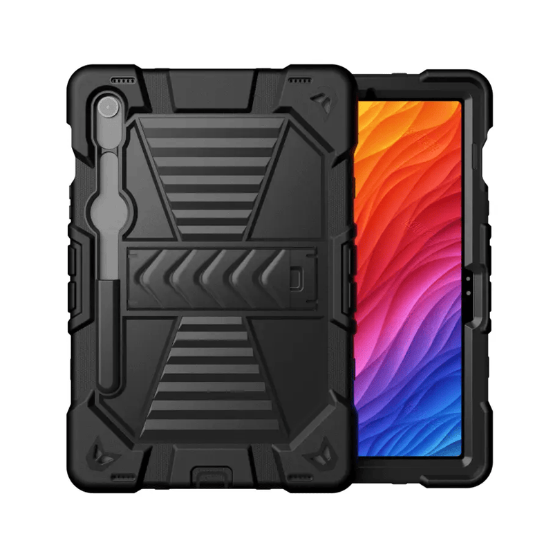 Samsung Galaxy Tab S9 Rugged Shockproof Case with Kickstand (Black) – view 1