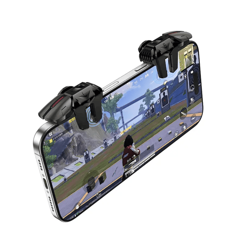 techplus Mobile Gaming Trigger Buttons 4 Finger Controller (GA22) Mobile Gaming Trigger Buttons 4 Finger Controller (GA22)...