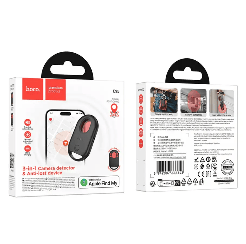 techplus Wireless Tracker Tag Apple Find My Camera Detector E95 Wireless Tracker Tag Apple Find My Camera Detector E95 | NZ