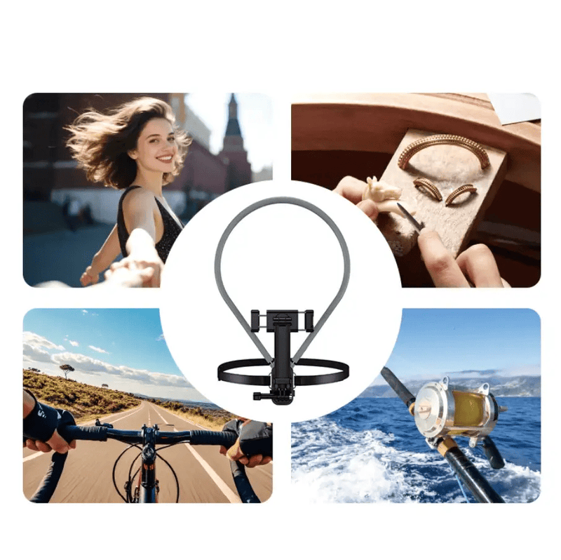 techplus Neck Mount Phone Holder POV Vlogging (K30) Neck Mount Phone Holder POV Vlogging (K30) | NZ
