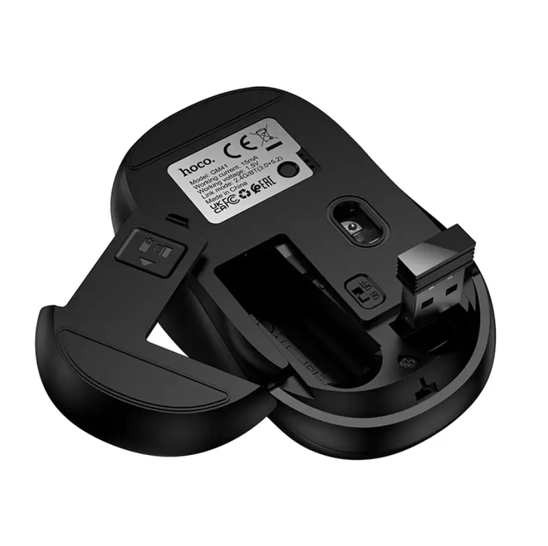 techplus Hoco Wireless Mouse Dual Mode Upto 1600 DPI (GM41) Hoco Wireless Mouse Dual Mode Upto 1600 DPI (GM41) | NZ