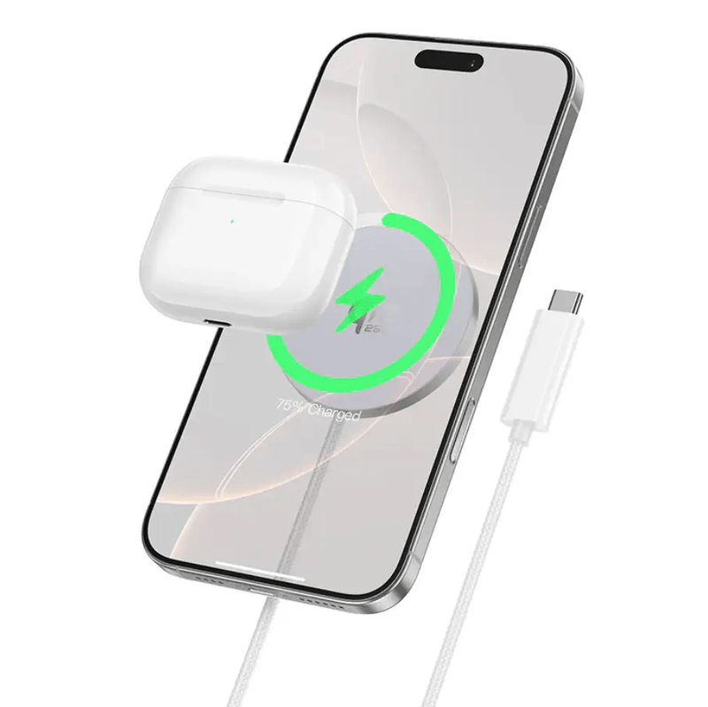 Hoco 25W Qi2.2 Magnetic Wireless Charger (CW63 Pro) White – view 3