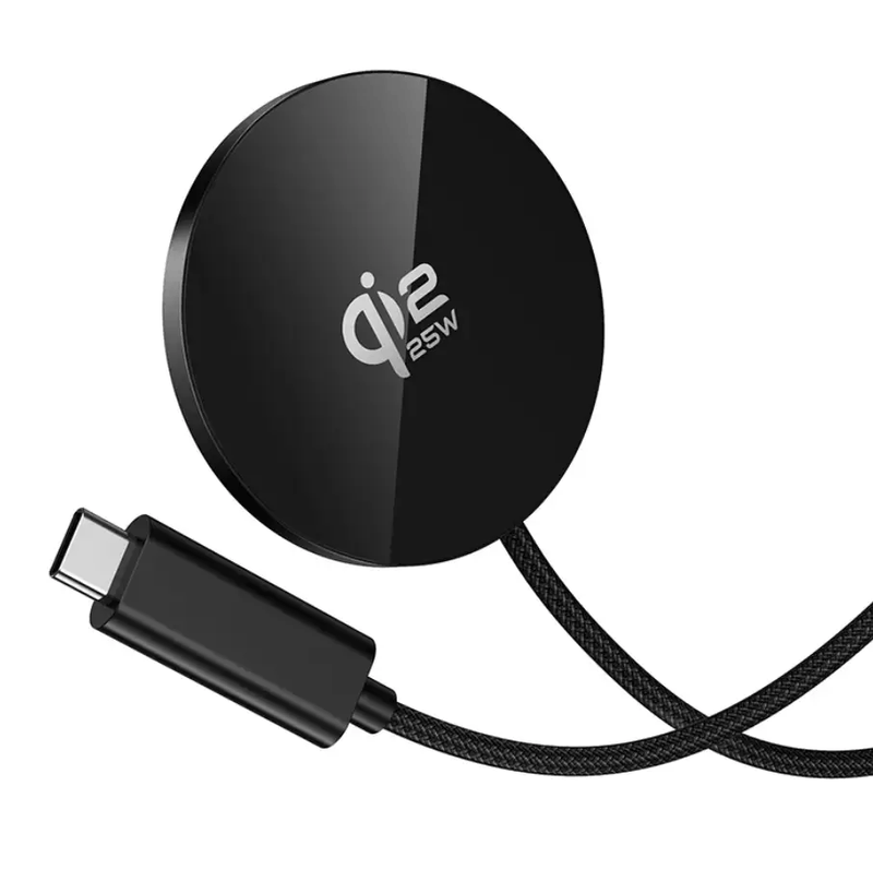 techplus Hoco 25W Qi2.2 Magnetic Wireless Charger (CW63 Pro) Black Hoco 25W Qi2.2 Magnetic Wireless Charger (CW63 Pro) Black