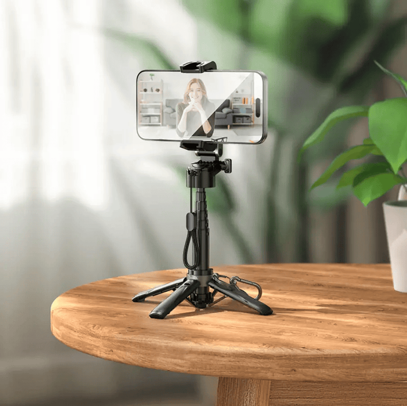 Hoco Mini Bluetooth Selfie Stick Tripod With Remote (K27) – view 5