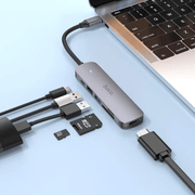 Hoco PD 100W USB-C Multi Function 6 in 1 Adapter Hub (HB28) – view 3