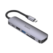 Hoco PD 100W USB-C Multi Function 6 in 1 Adapter Hub (HB28) – view 6