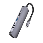 Hoco PD 100W USB-C Multi Function 6 in 1 Adapter Hub (HB28) – view 7