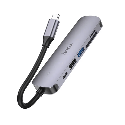 Hoco PD 100W USB-C Multi Function 6 in 1 Adapter Hub (HB28) – view 1