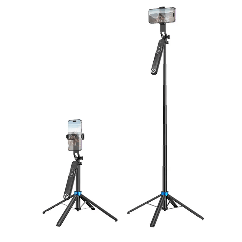 Hoco Premium Bluetooth Selfie Stick 1.75m Quadpod Stand (K22) – view 3