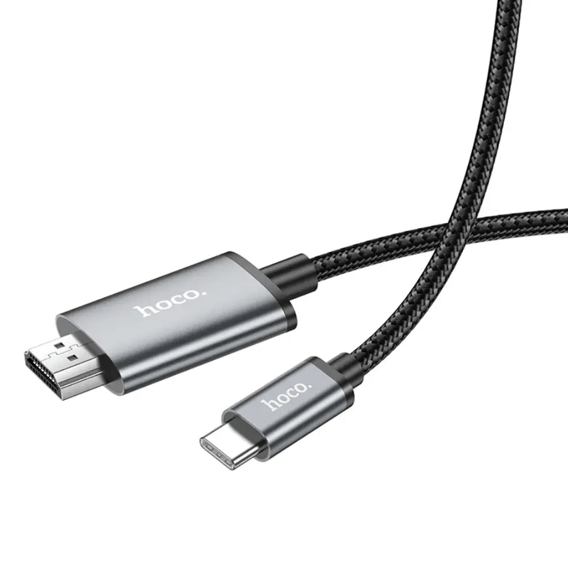 techplus Hoco Type C to 4K HDMI Cable 2 Meter (UA27-C) Hoco Type C to 4K HDMI Cable 2 Meter (UA27-C) | NZ