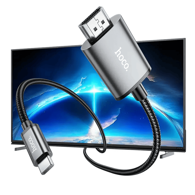 techplus Hoco Type C to 4K HDMI Cable 2 Meter (UA27-C) Hoco Type C to 4K HDMI Cable 2 Meter (UA27-C) | NZ