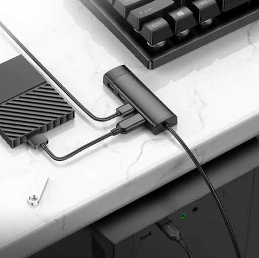 Hoco USB-C to USB-A 4 in 1 USB Expansion Hub 5Gbps (HB41) – view 2