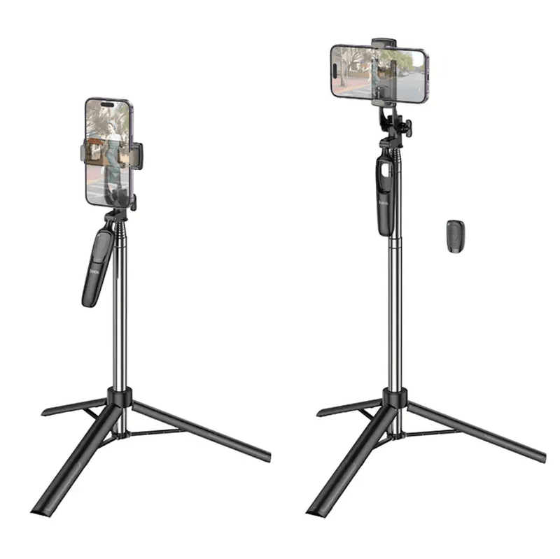 Hoco Premium Bluetooth Selfie Stick With 1.57m Tripod Stand (K19) – view 2