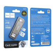 Hoco USB 3.0 Memory Card Reader USB-A USB-C Dual Plug (HB39) – view 9