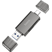 Hoco USB 3.0 Memory Card Reader USB-A USB-C Dual Plug (HB39) – view 1