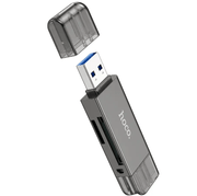 Hoco USB 3.0 Memory Card Reader USB-A USB-C Dual Plug (HB39) – view 4
