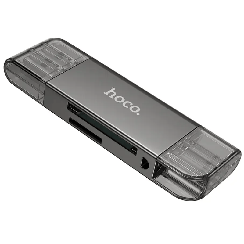 Hoco USB 3.0 Memory Card Reader USB-A USB-C Dual Plug (HB39) – view 7
