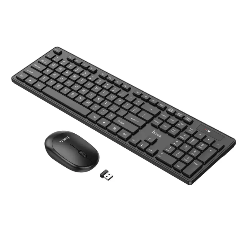 Hoco Wireless Keyboard Mouse Combo With USB Receiver (GM17) – view 2