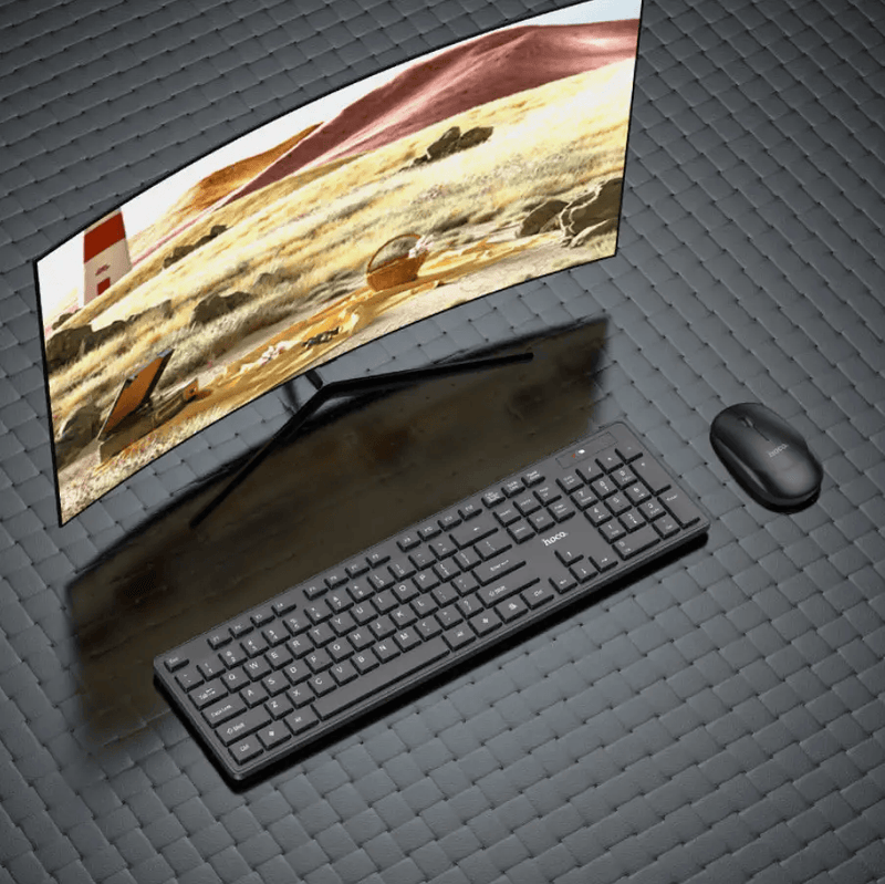 Hoco Wireless Keyboard Mouse Combo With USB Receiver (GM17) – view 4