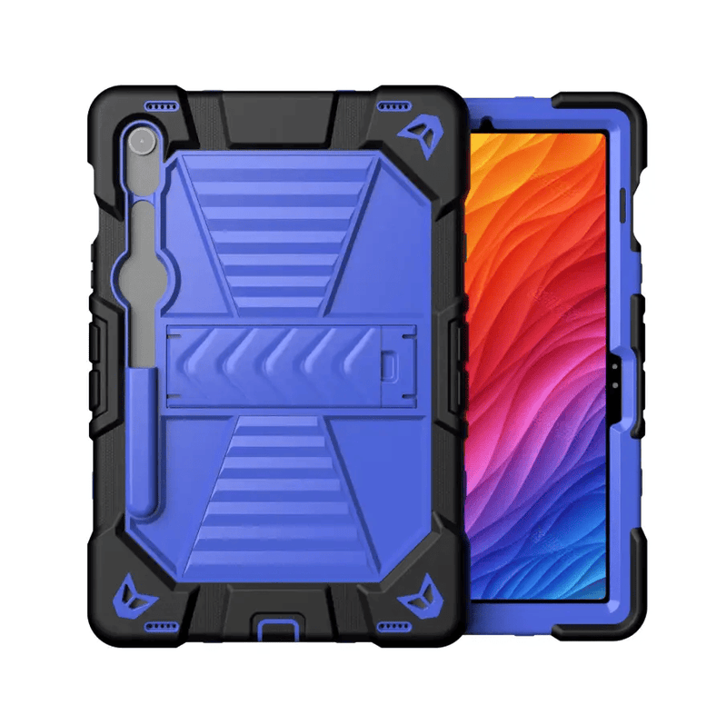 Samsung Galaxy Tab S10 FE Rugged Shockproof Case with Kickstand (Blue) – view 1