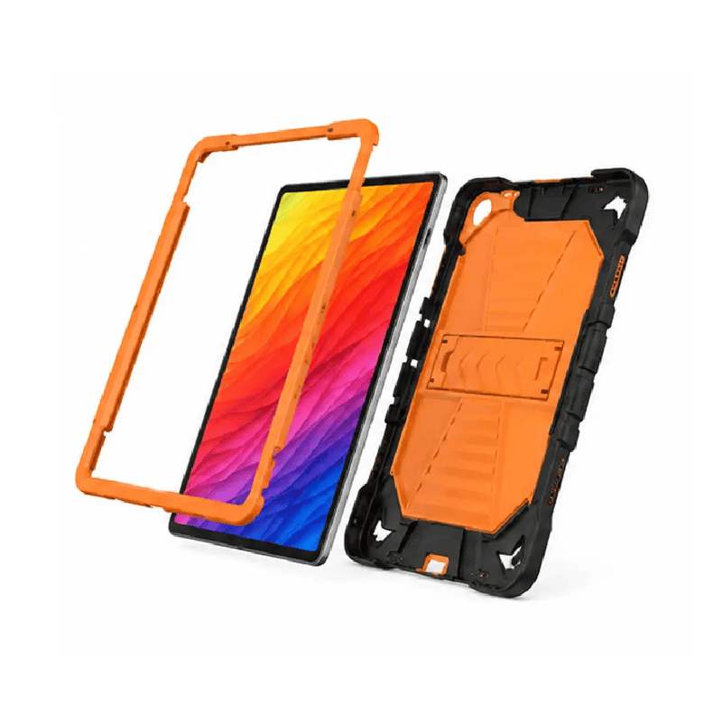 Samsung Galaxy Tab A9 Rugged Shockproof Case with Kickstand (Orange) – view 5