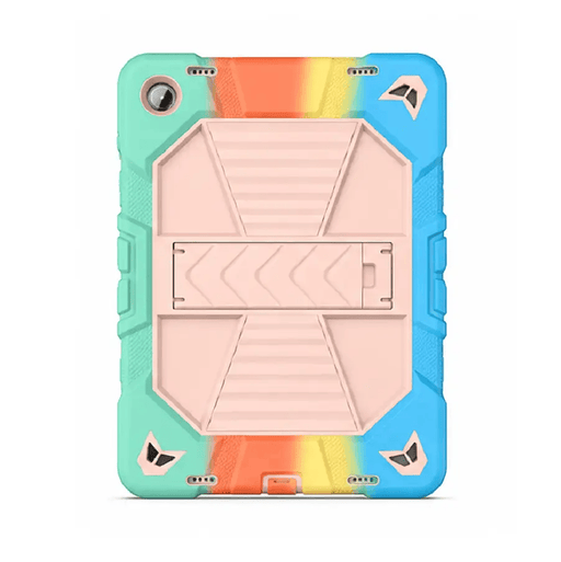 Samsung Galaxy Tab A11 Rugged Shockproof Case with Kickstand (Rainbow) – view 2